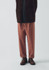 Otto Cotton Herringbone Pleat Trousers | Cacao